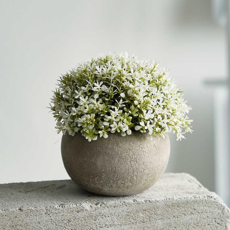 Artificial Potted Bonsai - Indoor Green Decor Flowers & Plants