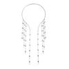 Pendant multi-level love fringed collar, retro futuristic sexy dress collar