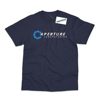 Camiseta Estampada Inspirada en Aperture Laboratories de Portal