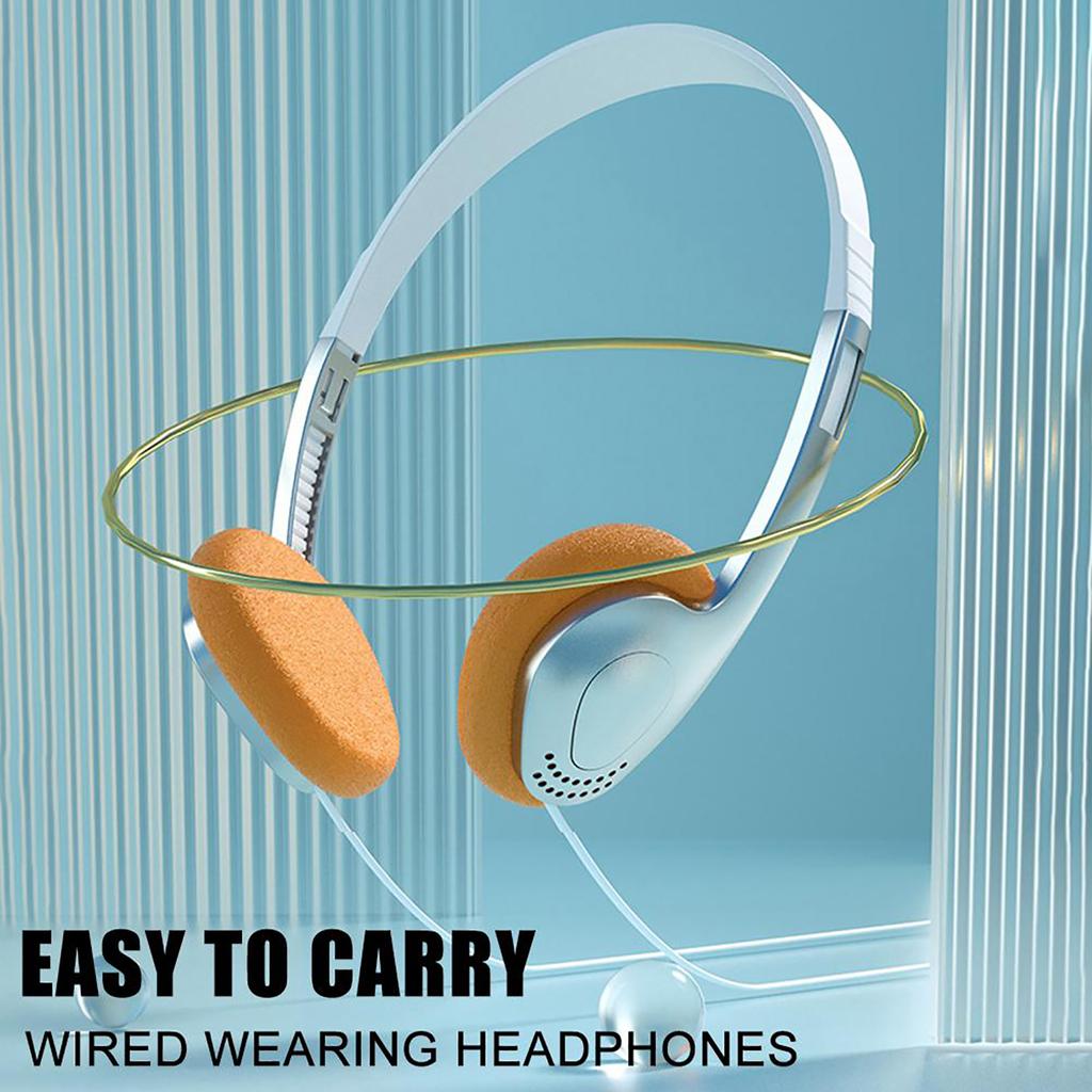 Retro-Headset-Ohrhörer, Overhead-Ohrhörer, HIFI-Sound, unterstützt 3,5 mm AUX 3.5, leichte und tragbare Persönlichkeit