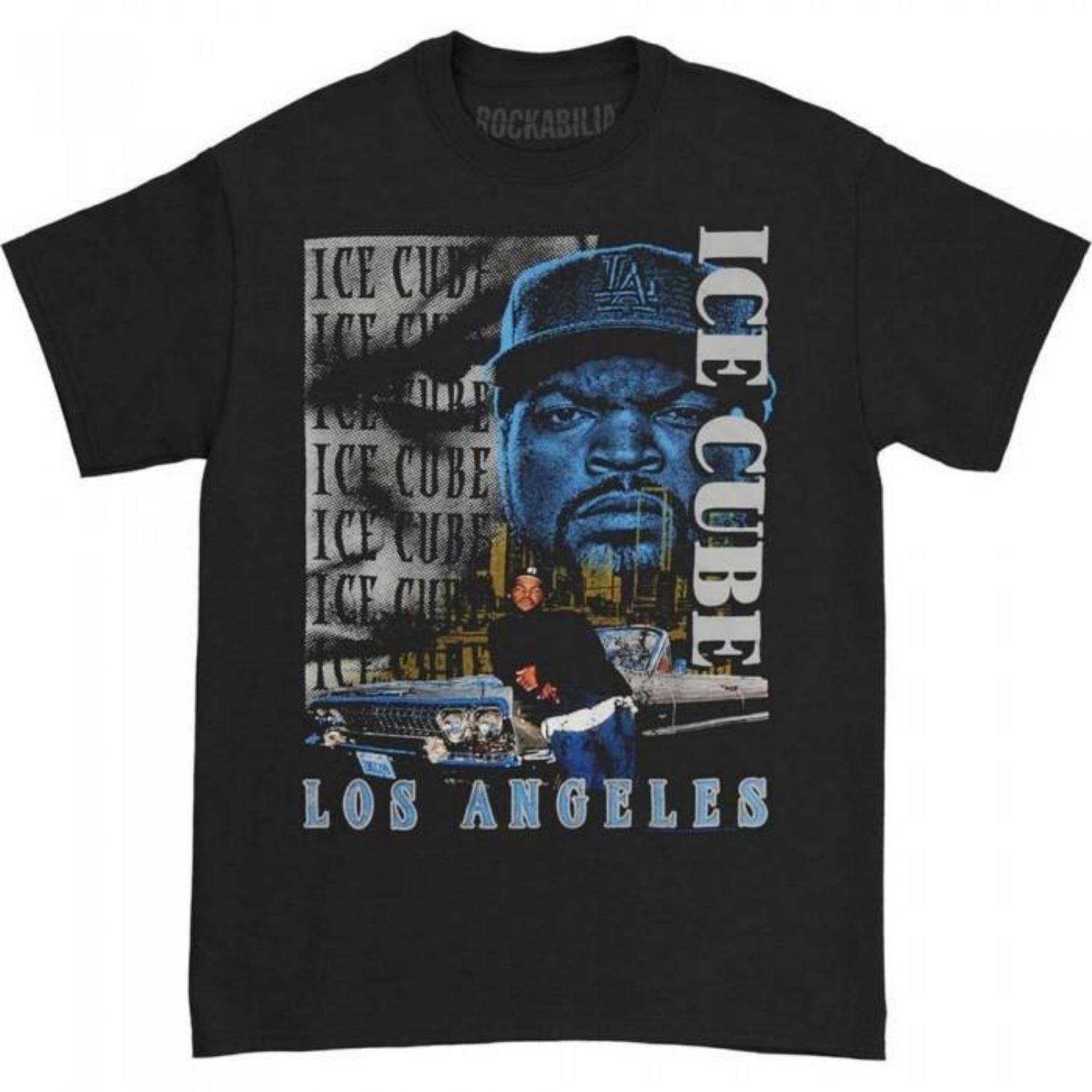 

Ice Cube Unisex Adult Los Angeles Cotton T-Shirt S разноцветный