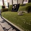 Light Luxury Comfortable Cotton Lint Sofa Cushion Autumn And Winter  New Straight Row Non-Slip Seat Cushion Sofa Cover Cloth Towel Crospecial S