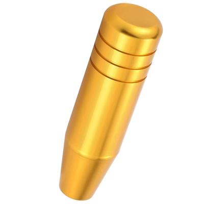 Lunsom 130mm Shift Knob Aluminum Shift Lever Metal Gear Shift Knob Extension for Auto and Manual Car (Gold)