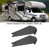2Pcs Set ABS RV Slide Out Corner Cover White Black RV Slide Out Corner Trim Corner Cover Slide Out Corner Cover RV Applications