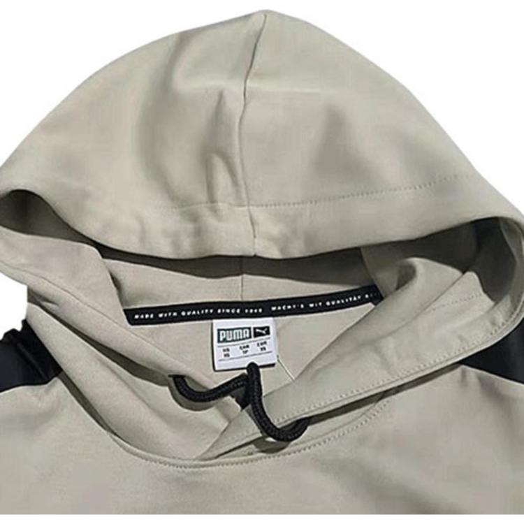 Puma Luxe Pack Pletená Abeceda Vypasovaná Mikina s Kapucí Pánské Topy Off-White 596739-32