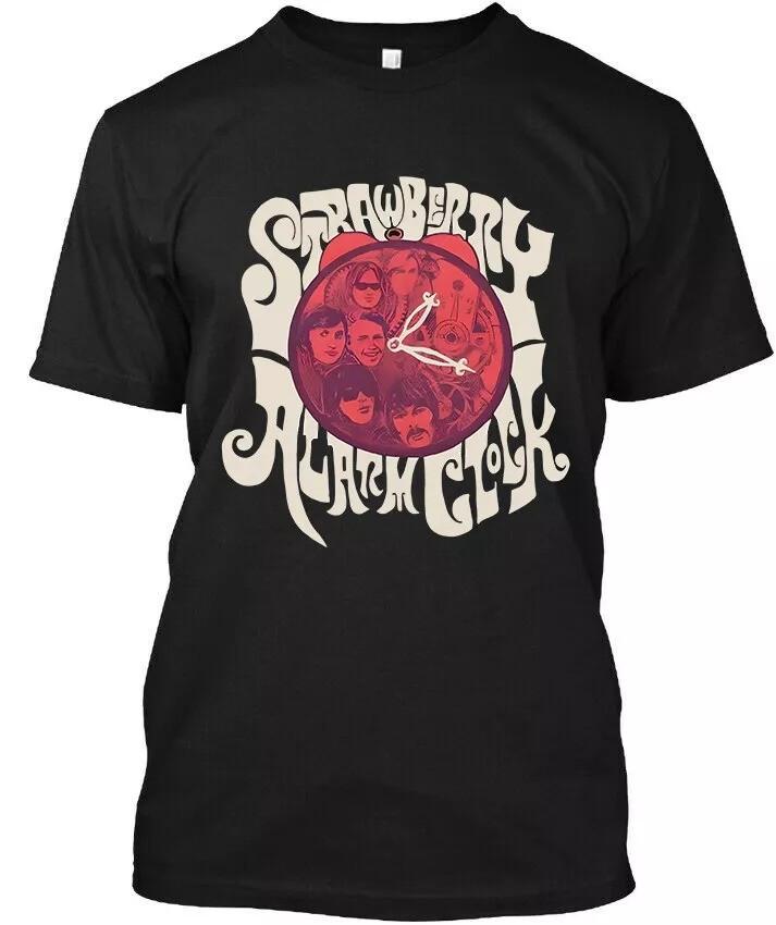 

Strawberry Alarm Clock Американская Психоделическая Музыка Логотип Участников Футболка S-5XL Унисекс Футболка S