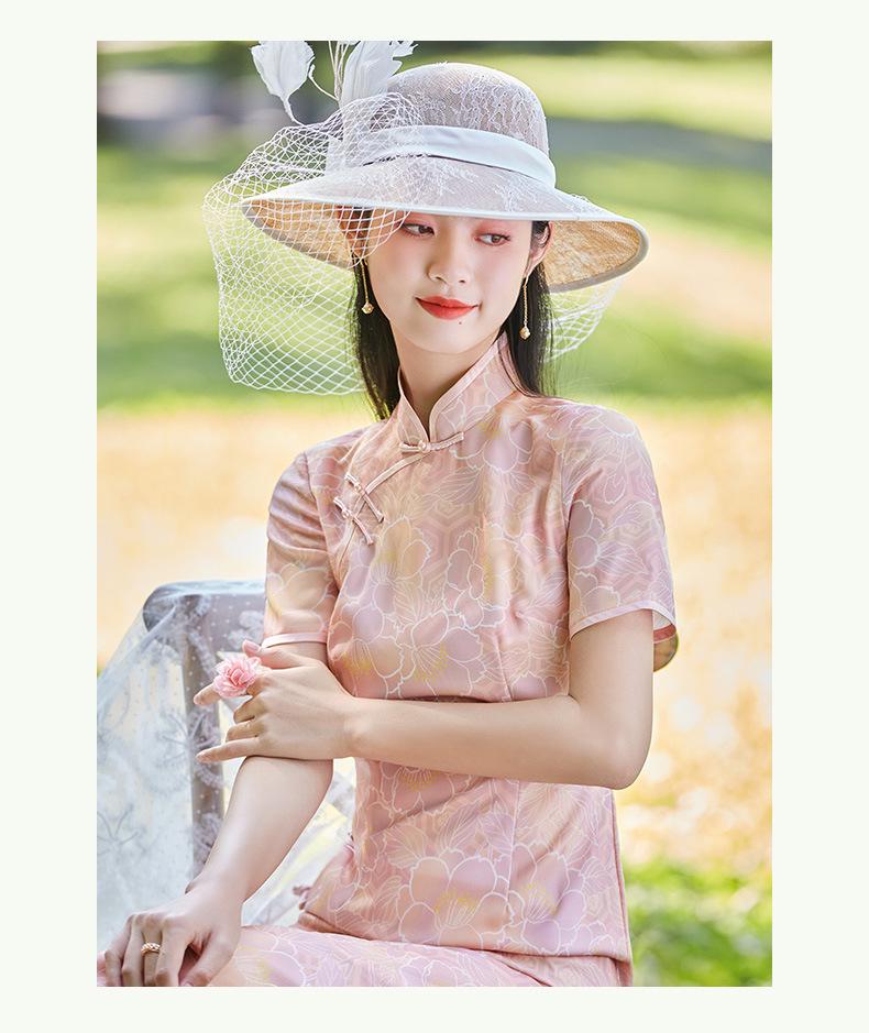 Seeking Agents: New Summer Retro Chinese Cheongsam Dress for Women