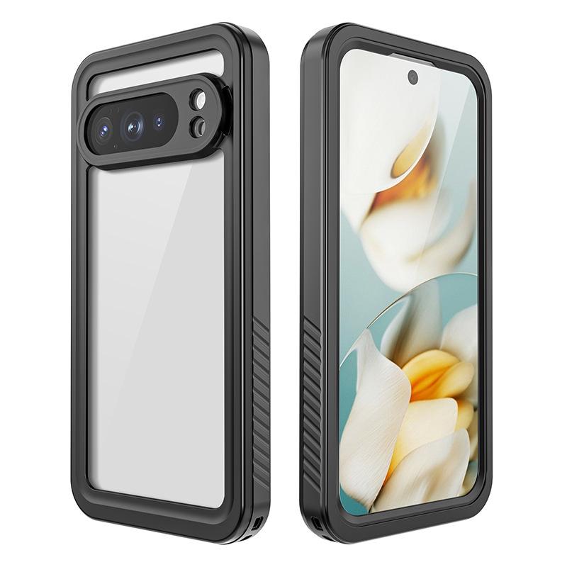 

Google Pixel 10 PRO XL Waterproof Transparent Case - Full Coverage Protection Standard чёрный