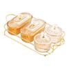 Elegant Transparent Serving Platter Set