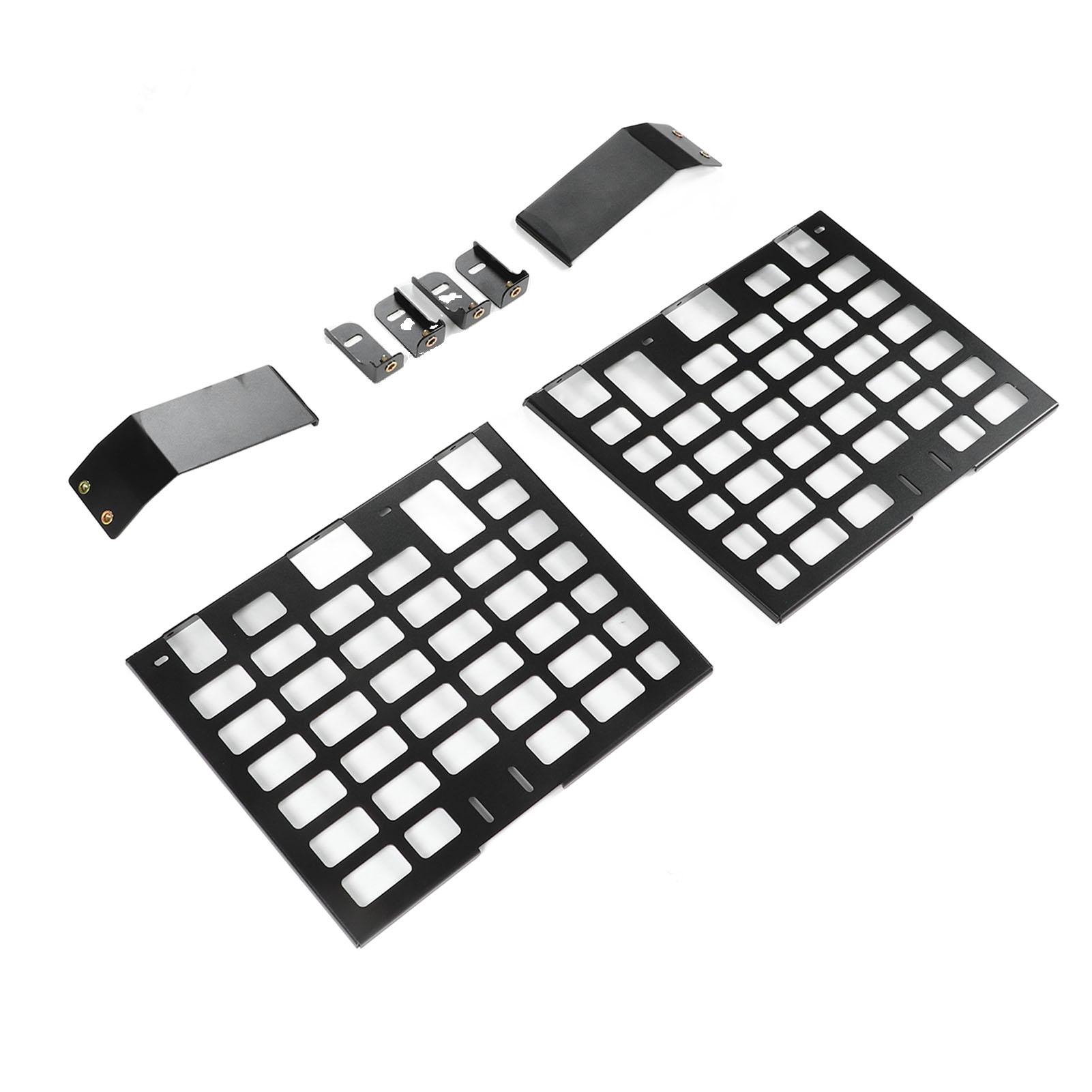 

2 шт. Задняя боковая полка для хранения под окном из алюминиевого сплава, модульная панель для хранения, замена для Land Rover Defender L663