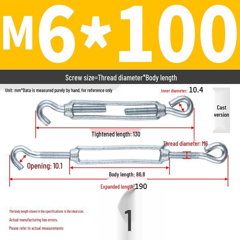 

Сверхпрочный оцинкованный талреп натяжитель троса