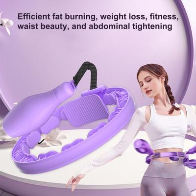 Cerchio Hula Hoop Ponderato Smart con Contatore Adulti Perdita Peso Brucia Grassi Tonificazione Vita Cerchio Fitness Donne Uomini Anello Esercizio Rinforzo Vita