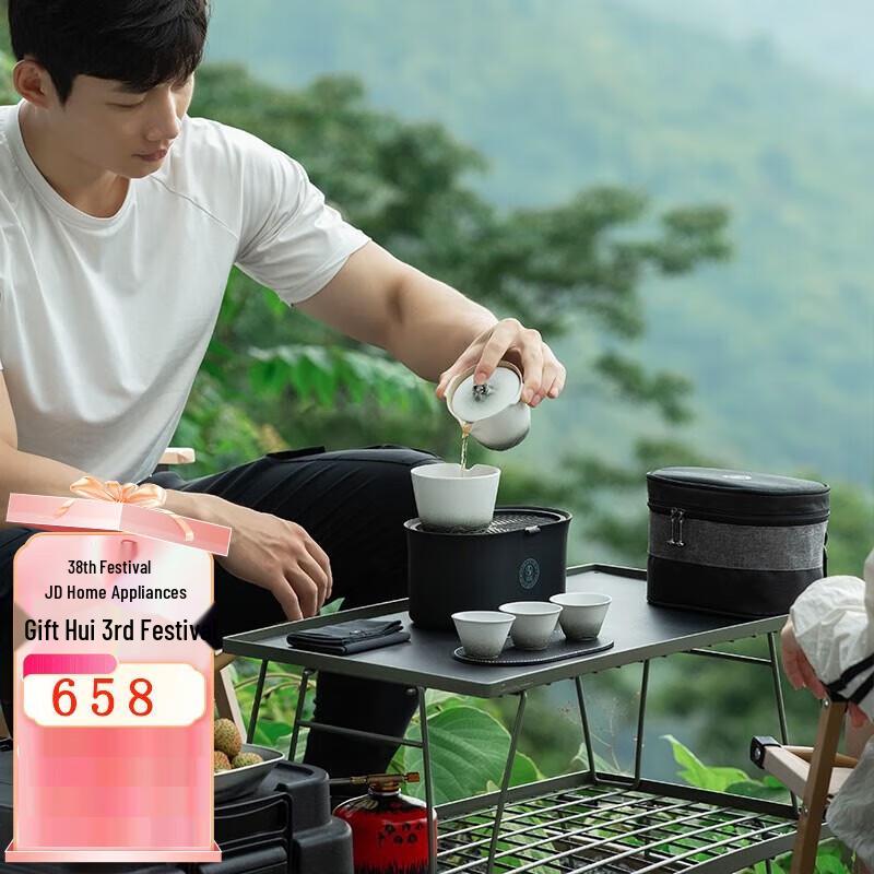 Edenus Ceramic Travel Gongfu Tea Set