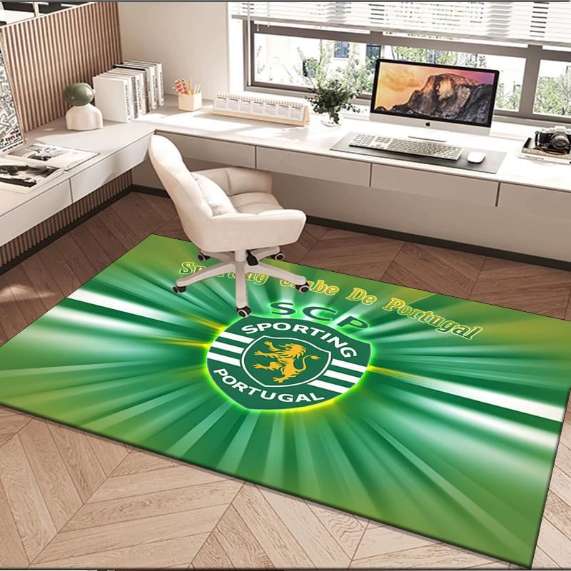 1PC rug Sporting football Crest Carpet, Chair Rug,Area Rug for Office Bedroom living rooms bedroom, Doormat decor Christmas fan gifts