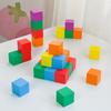 Small Cube Building Block Math Teaching Aids Square Cube Geometric Shape Space Children Puzzle Assembly