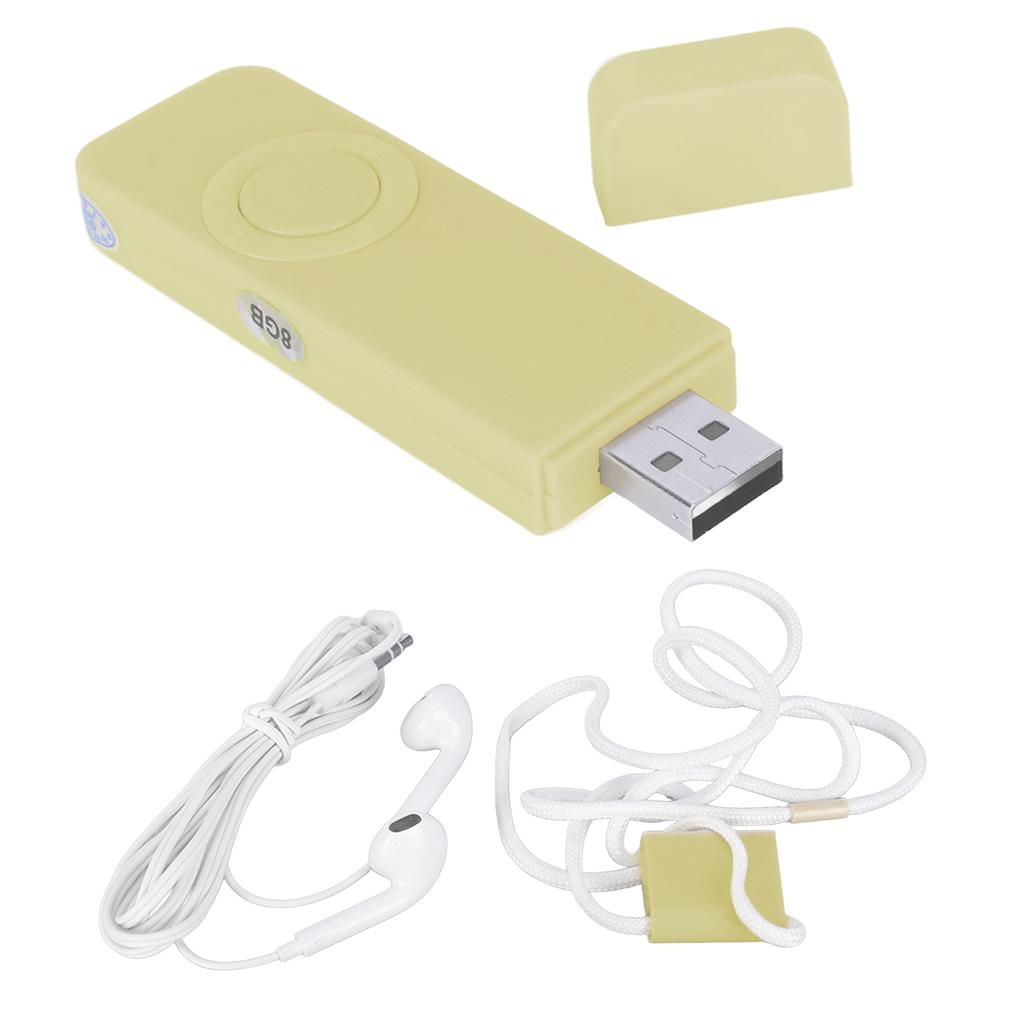 MP3 Player 8GB Memory 64GB Expandable USB Flash Drive Type Support OTG HiFi Lossless Sound Slim