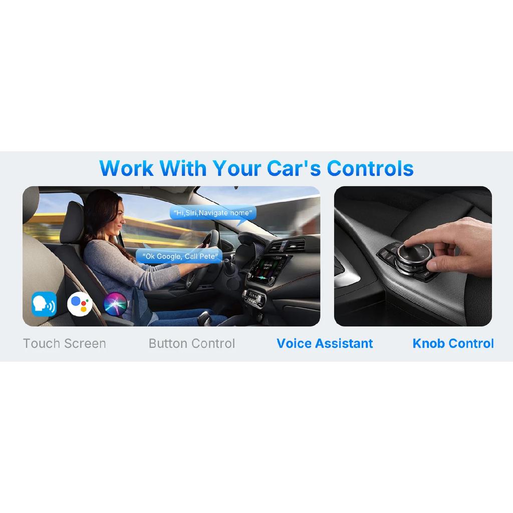 Wireless CarPlay Adapter 2026 Upgrade Wired CarPlay To Wireless, Mini USB Design for Cars with Built-in Wired Apple CarPlay Seam