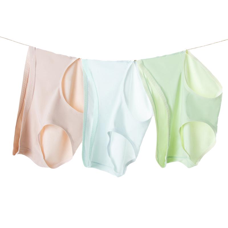 Plus Size Maternity Tummy Support Shorts - Seamless, Breathable, Mid-Waist, Cotton Crotch, Spring/Summer Pregnancy & Postpartum Underwear.