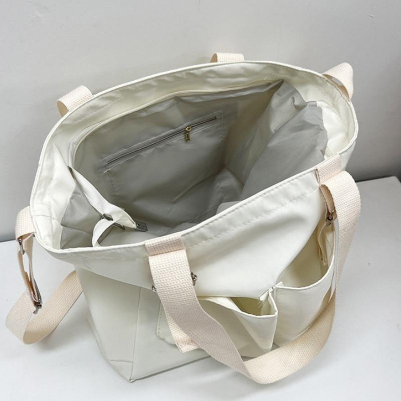 Waterproof nyl bag, large capacity, lightweight, multi-functial women's bag, e-shoulder crossbody bag, student class tutor