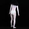 Unisex Velvet Bodysuit: Sexy Thick Pantyhose with JJ Pouch for Crossdresser Transformation