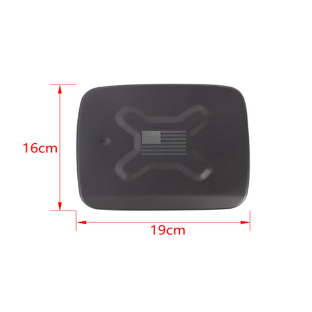 Tampa do tanque de carro para Jeep Renegade 2016 2017 2018 2022 Tampa do tanque de combustível de gás Liga de alumínio Exterior