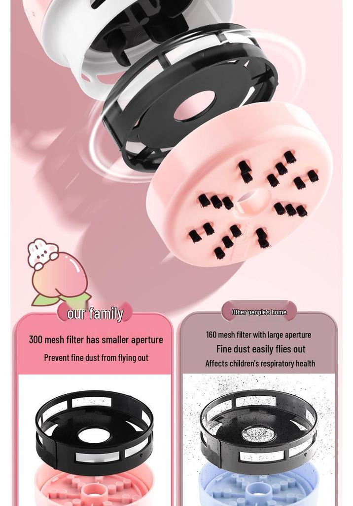 Mini Electric Desk Vacuum for Eraser Crumbs & Pencil Shavings