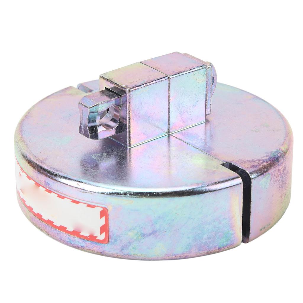 Lockout Tagout Drum Security Lock Zinc Alloy Versatile Easy To Use Drum Bung Lock for 72 To 85mm Oil Drum Plug Lock