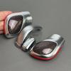 Suitable for Volkswagen Golf 6 7 R GTI Passat B7 B8 CC R20 Jetta MK6 GLI Chrome Matte, with Leather Shift Knob and Gear Side Cov
