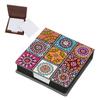 5D DIY Leather Gem Art Sticky Note Holder Mosaic Kit Diamond Art Note Box Self Adhesive Crystal Note Box for Desktop Decoration