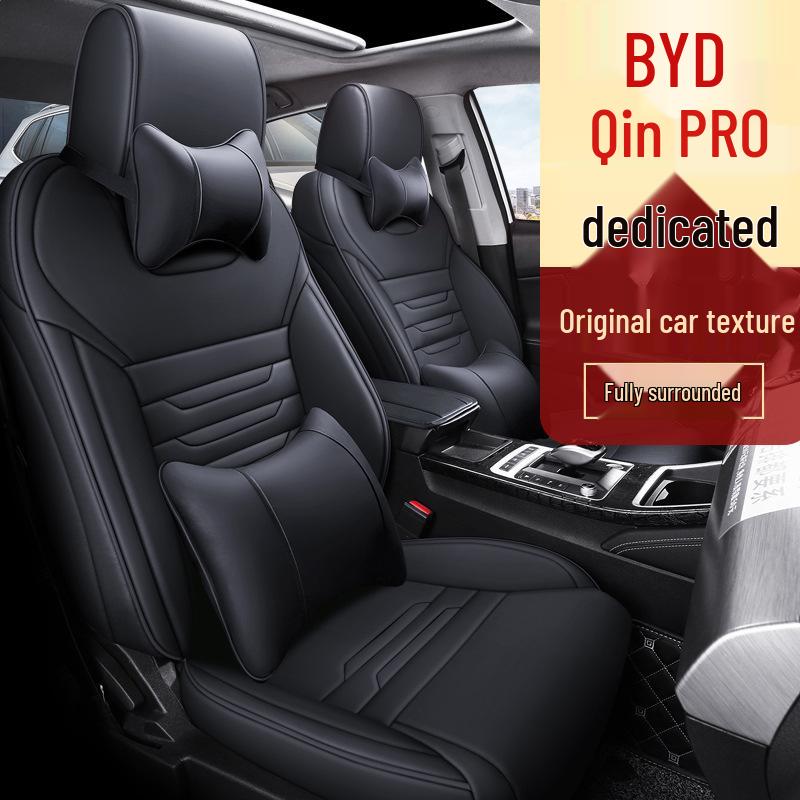 LS Custom-Fit Seat Cover for BYD Qin Pro - All-Season, Full-Cover Sports Cushion