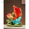 1 STÜCK Handgefertigtes chinesisches Koi Feng Shui Ornament High-End Büro Zuhause Wohnzimmer Eingang Weinschrank Dekoration
