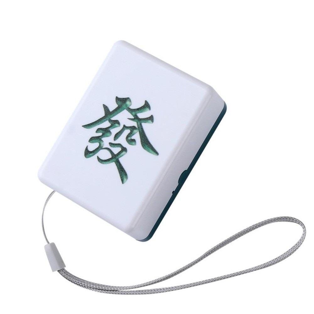 

Portable Mahjong Warm Hands Treasure 1200mAh 3-speed Temperature Regulation Mahjong Power Bank 2 in 1 Type C Charging