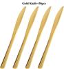75pcs Gold Plastic Silverware- Disposable Gold Glitter Plastic Cutlery- Plastic Flatware Includes 25 Forks, 25 Spoons, 25 Knives