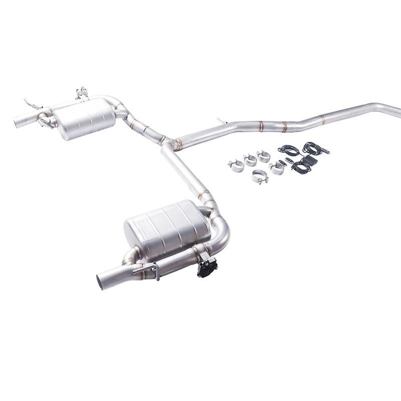 

Подходит для глушителя выхлопной системы Mercedes-Benz C200 C260 C300 W205 2015-2024 годов, выхлопная система с клапаном управления из нержавеющей стали