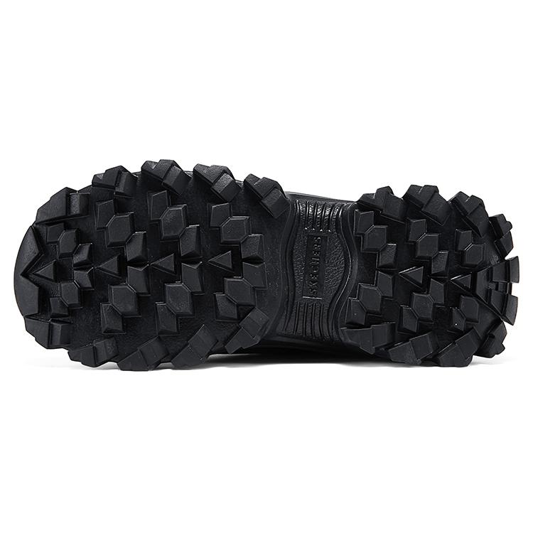 Skechers Honey Cake Shoes Comfortable Lightweight Casual Versatile Wear Resistant Increased Height Low Top Dad Shoes Women Sneaker Black 177233-BBK