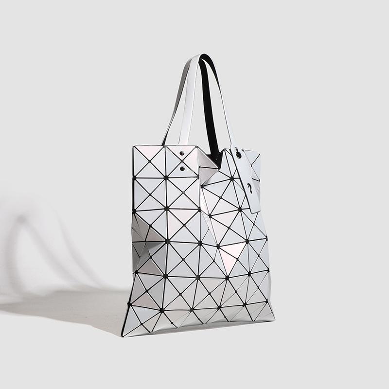 Stilvolle geometrische Diamant-Check-Hand-Bill-Umhängetasche Freizeit Pendler All-in-One-Tragetasche mit großer Kapazität