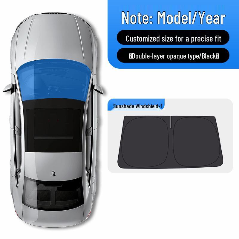 Zeekr Car Window Sunshade for 7X/001/7/009 Models - Sun Protection & Heat Insulation Privacy Visor 007