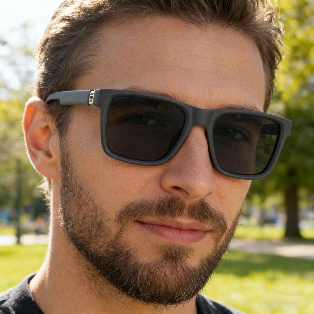 KAJILA 2025 Men's Polarized Retro Square Sunglasses for Driving and Outdoor Sun Protection