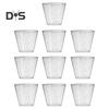 Food Grade 10Pcs 270ML Disposable Plastic Dessert Cup Decorative Creative Glitter Surface Water Cup Party Supplies