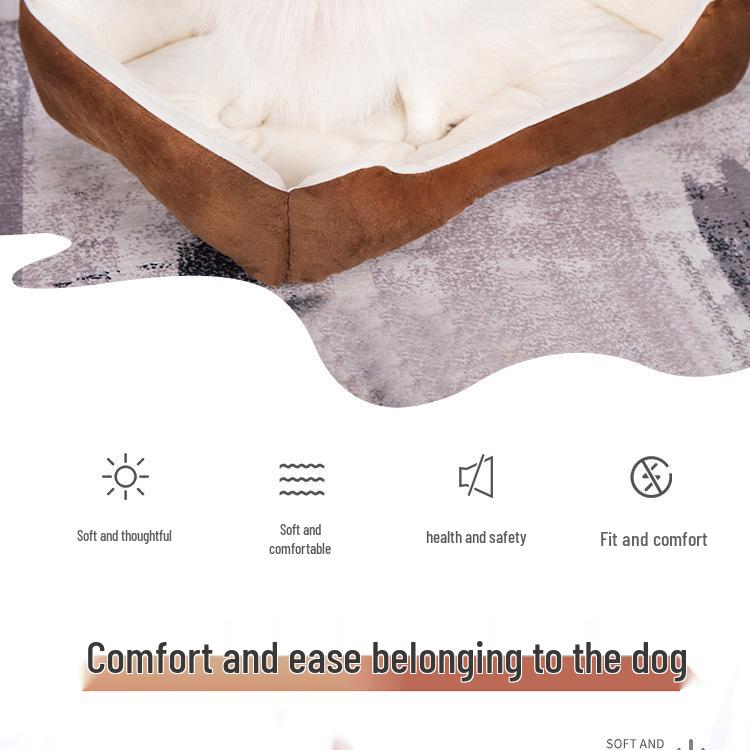 Four Seasons Universal Pet Nest: Warm Cushion for Large Dogs & Cats