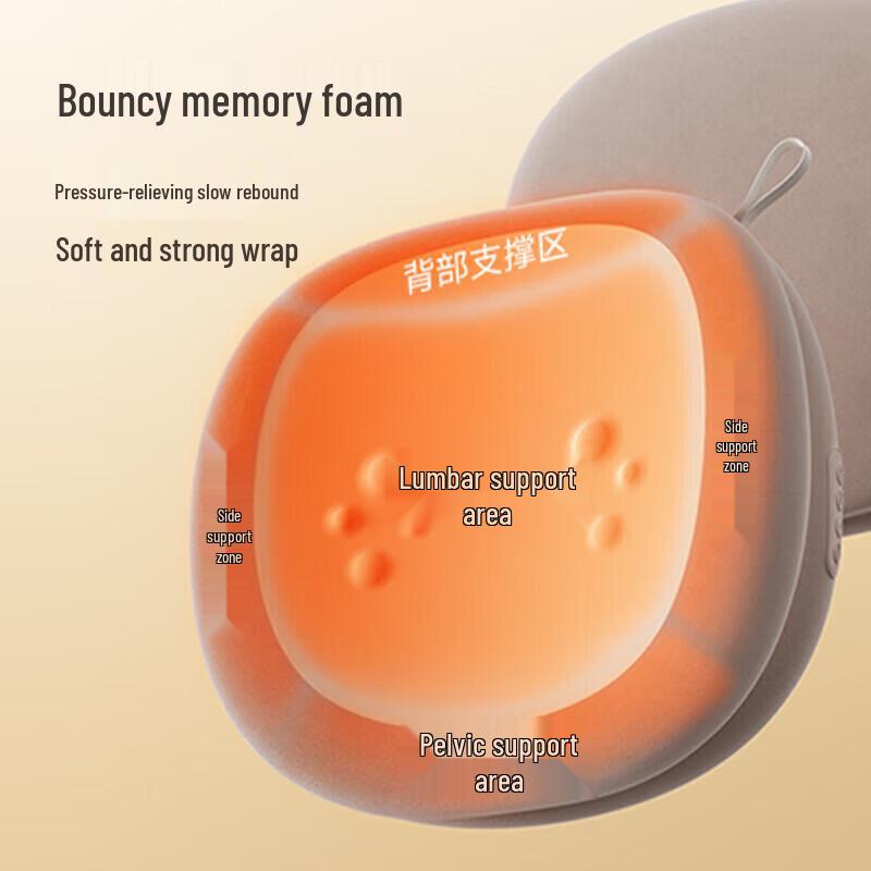 Bear Portable Lumbar Massager Pillow CN plug (adapter included)