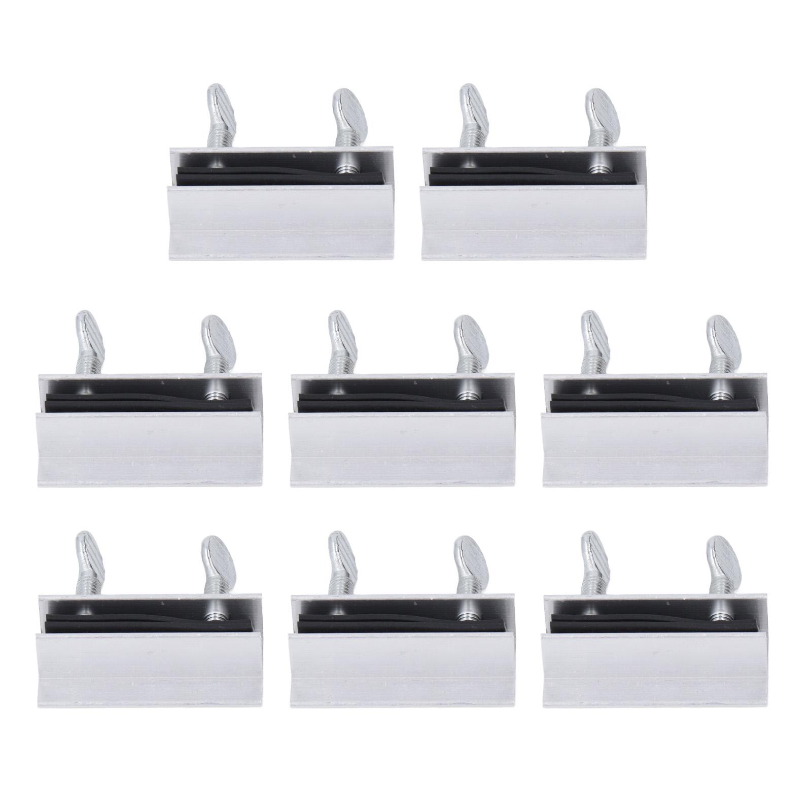 

8PCS Sliding Window Lock Aluminum Alloy Heavy Duty Home Safety Vertical Window Stopper for Patio Door Sliding Glass Door