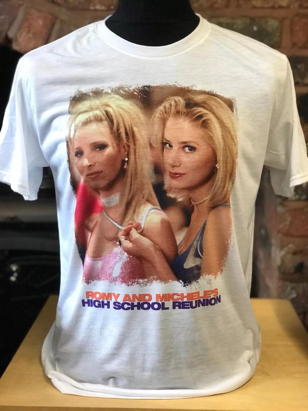 Romy and Michele High School Reunion 100% Cotton T-shirt Mens Tees Top - Mens & Women s sizes S-XXL - 90s 3XL