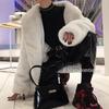 Winter Arrival: Elegant White Faux Fur Coat for Women