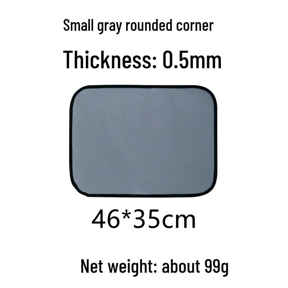 High-Temperature Silicone-Coated Fiberglass BBQ Fireproof Mat for Outdoor Camping