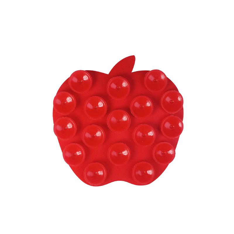Heart and Fruit Shape Silicone Suction Cup Phone Holder