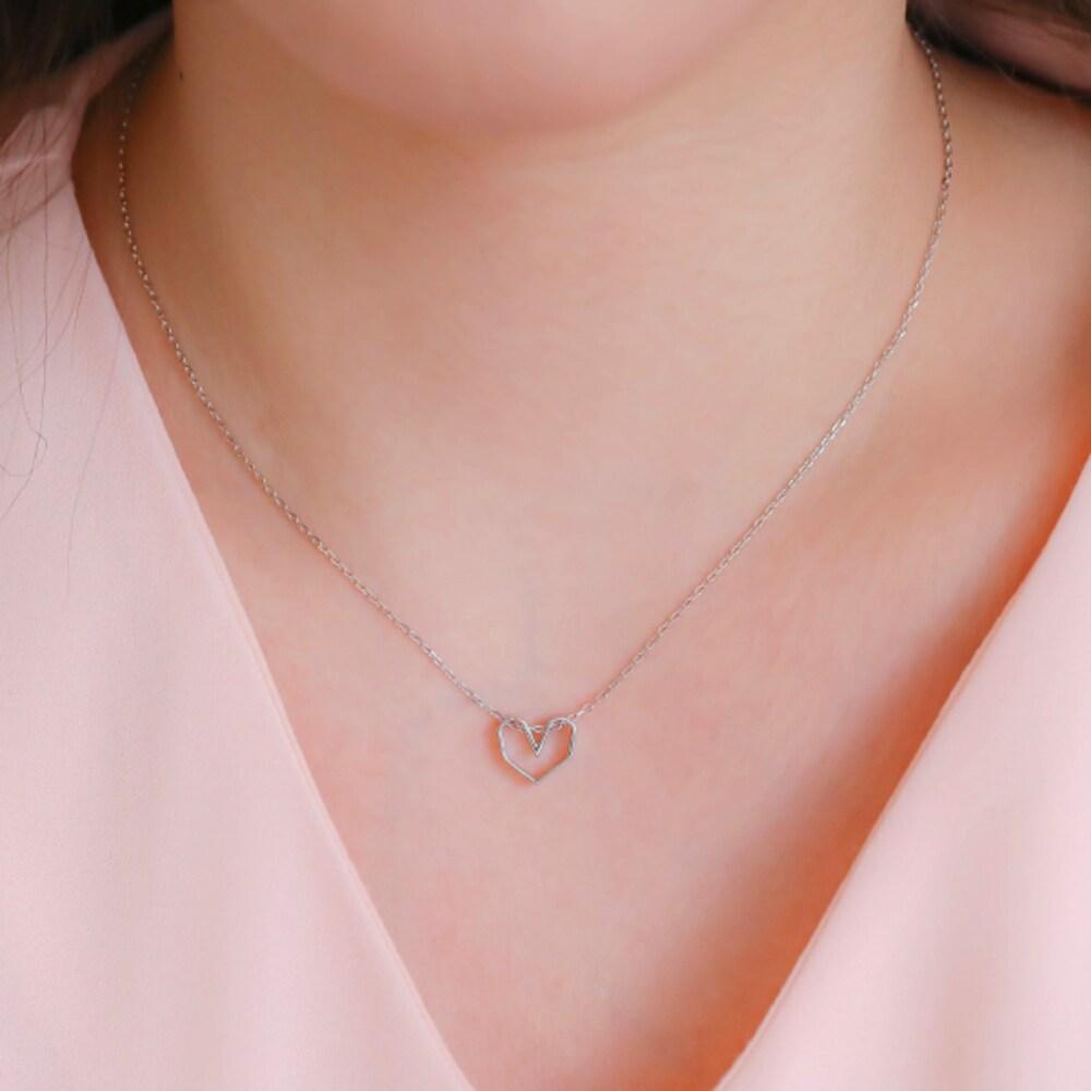 [Handmade+][Shine] Ben 925 Silver Necklace Rose Gold