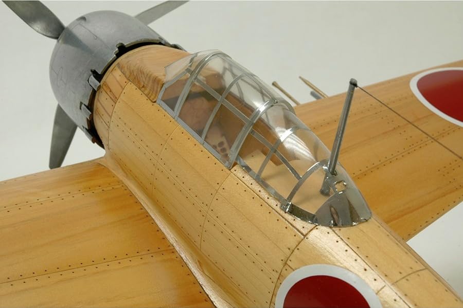 Woody Joe 1/24 Zero Fighter Wooden Model Assembly Kit (Airplane)
