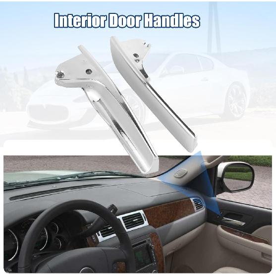 Interior Door Handles Driver & Passenger Side Replacement for Pickup Truck 07 08