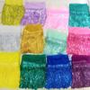 10 Yards DIY Accessories Lace Ribbon 20cm Width Glitter Tassels Decorative Trimmings  Dance Costume